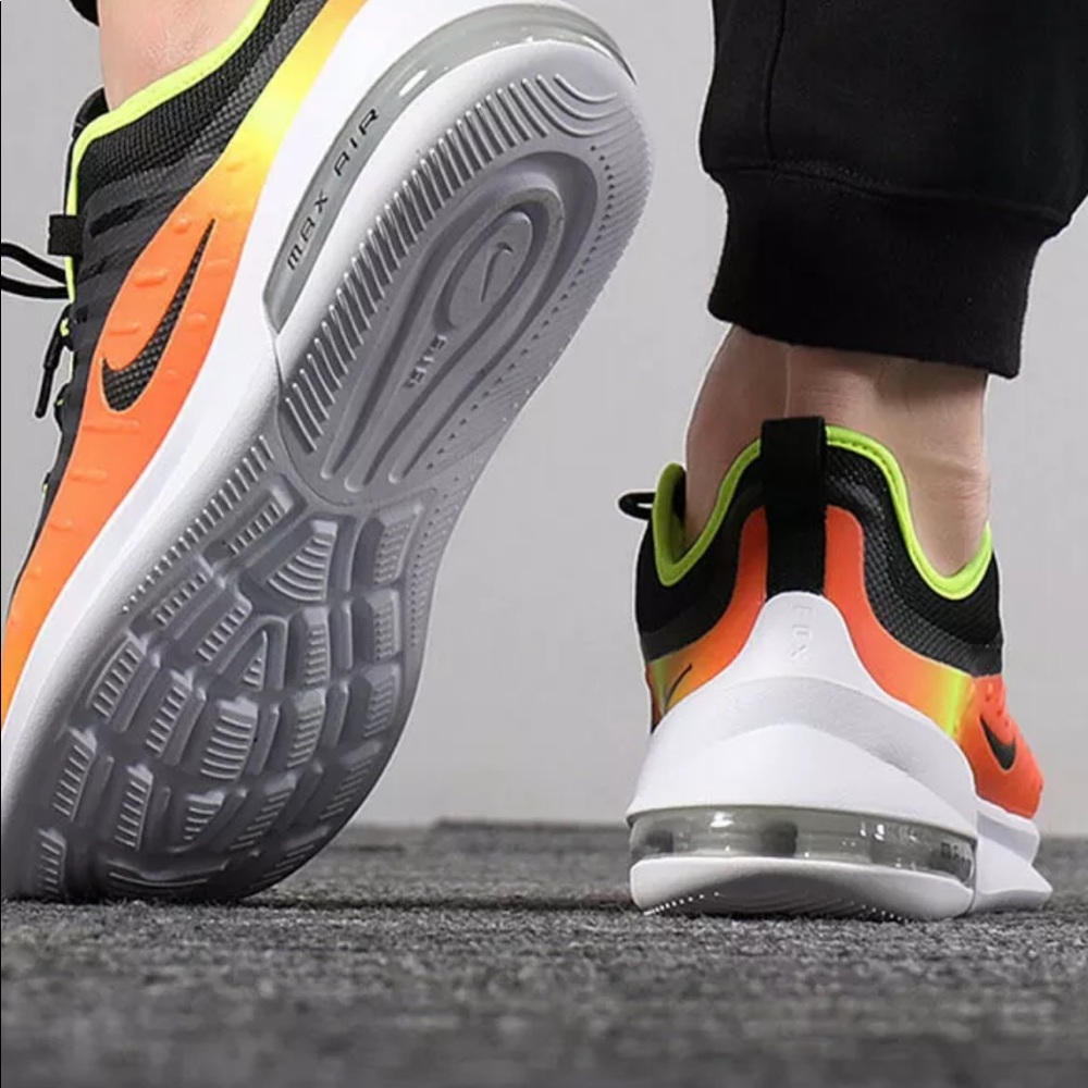 GentlyUsed Nike Air Max Axis Sunset Volt Shoes - Picture 3 of 16